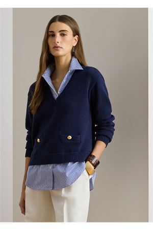 Sweater-Pullover-Combed Cotton LAUREN RALPH LAUREN | Pull | 200P08778001
